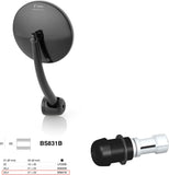 Specchietto End Mount Destro Universale Dø 24,5(21>23) Spirit Rs - Rizoma Compatibile Con Yamaha