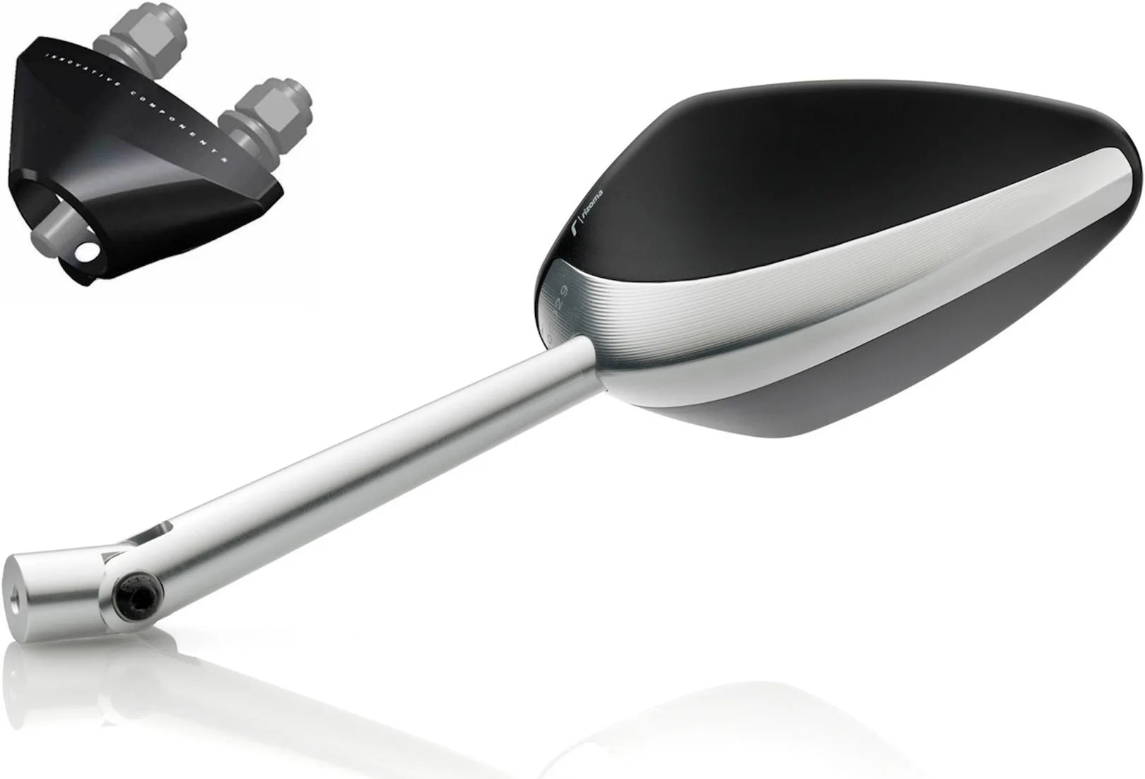 Specchietto Side Mount Destro Universale M8>M10 Veloce - Rizoma Compatibile Con Suzuki