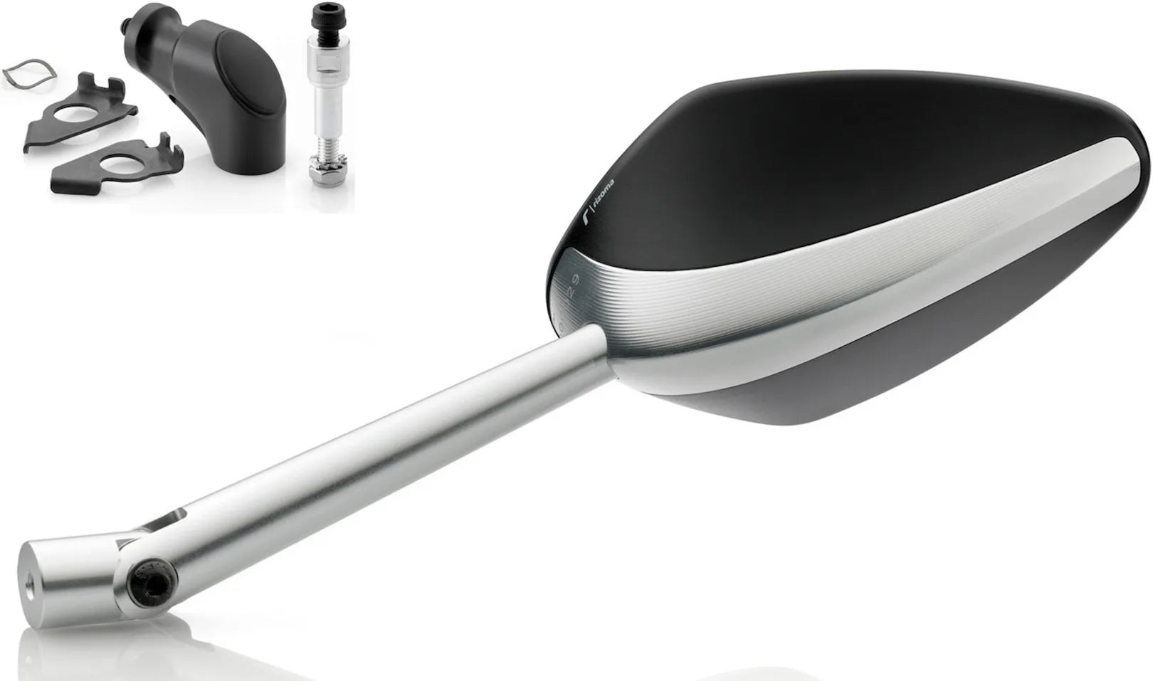 Specchietto Side Mount Sinistro Veloce Naked - Rizoma Compatibile Con Yamaha T-Max 530 (2012-2019)