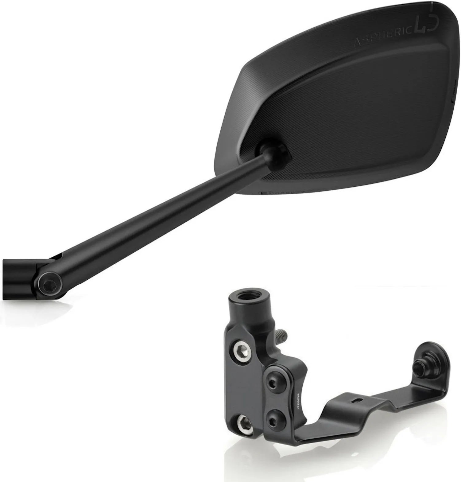 Specchietto Side Mount Sinistro 4D - Rizoma Compatibile Con Mv Agusta Rivale 800 Eas (2013-2019)