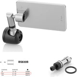 Specchietto End Mount Destro Universale Dø 24,5(21>23) Quantum End - Rizoma Compatibile Con Ktm