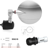 Specchietto End Mount Destro Universale Dø 24,5(21>23) Spy-R Ø80 - Rizoma Compatibile Con Honda