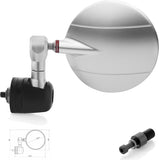 Mirror End Mount Left Spy-R Ø80 - Rizoma Compatible With Yamaha T-Max 500 (2008-2011)