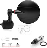 Specchietto End Mount Sinistro Universale Dø 24,5(21>23) Spy-R Ø80 - Rizoma Compatibile Con Suzuki