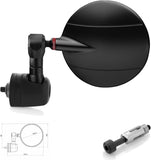 Mirror End Mount Left Spy-R Ø80 - Rizoma Compatible With Bmw R Nine T 1200 (2014-2021)