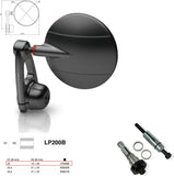 Specchietto End Mount Destro Universale Dø 22(13>20) Spy-Arm Ø94.5 - Rizoma Compatibile Con Suzuki
