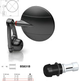 Mirror End Mount Left Universal Ø24,5(21>23) Spy-Arm Ø94.5 - Rizoma Compatible With Aprilia