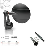 Specchietto End Mount Sinistro Universale Dø 22(13>20) Spy-Arm Ø94.5 - Rizoma Compatibile Con Ducati