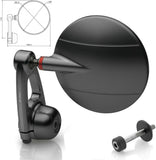 Specchietto End Mount Sinistro Spy-Arm Ø94.5 - Rizoma Compatibile Con Triumph Speed Triple 1050 R (2005-2013)