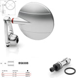 Specchietto End Mount Sinistro Universale Dø 24,5(21>23) Spy-Arm Ø80 - Rizoma Compatibile Con Ktm
