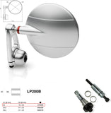 Mirror End Mount Left Universal Ø22(13>20) Spy-Arm Ø80 - Rizoma Compatible With Benelli