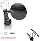 Specchietto End Mount Destro Universale Dø 22(13>20) Spy-Arm Ø80 - Rizoma Compatibile Con Honda