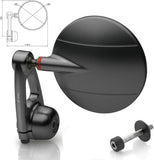 Specchietto End Mount Sinistro Spy-Arm Ø80 - Rizoma Compatibile Con Triumph Street Triple (2007-2012)