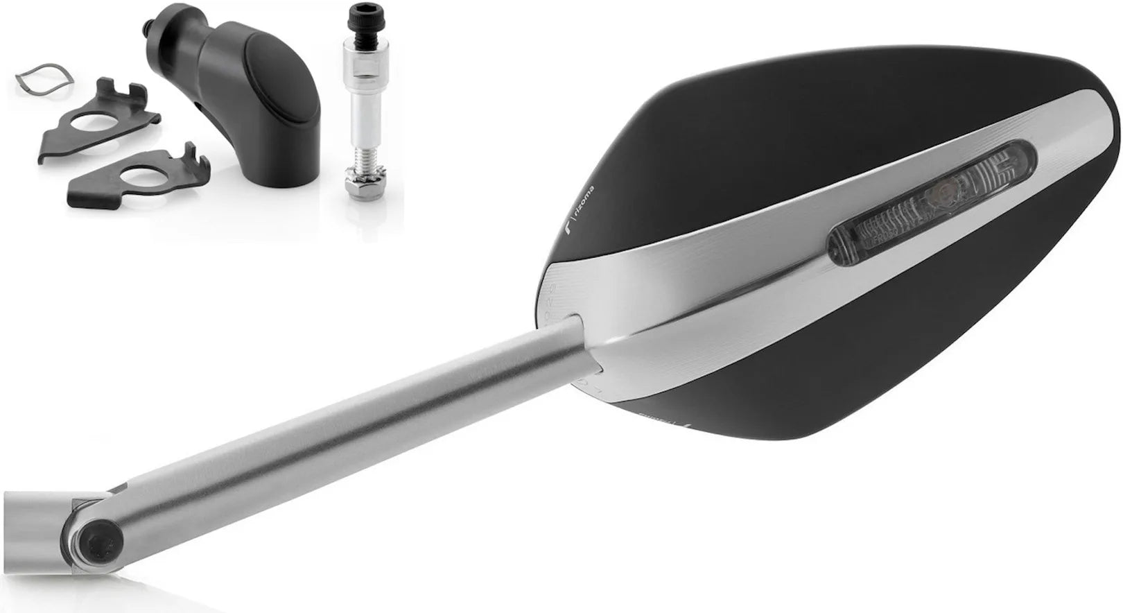 Specchietto Side Mount Sinistro Veloce L Naked - Rizoma Compatibile Con Yamaha T-Max 530 (2012-2019)
