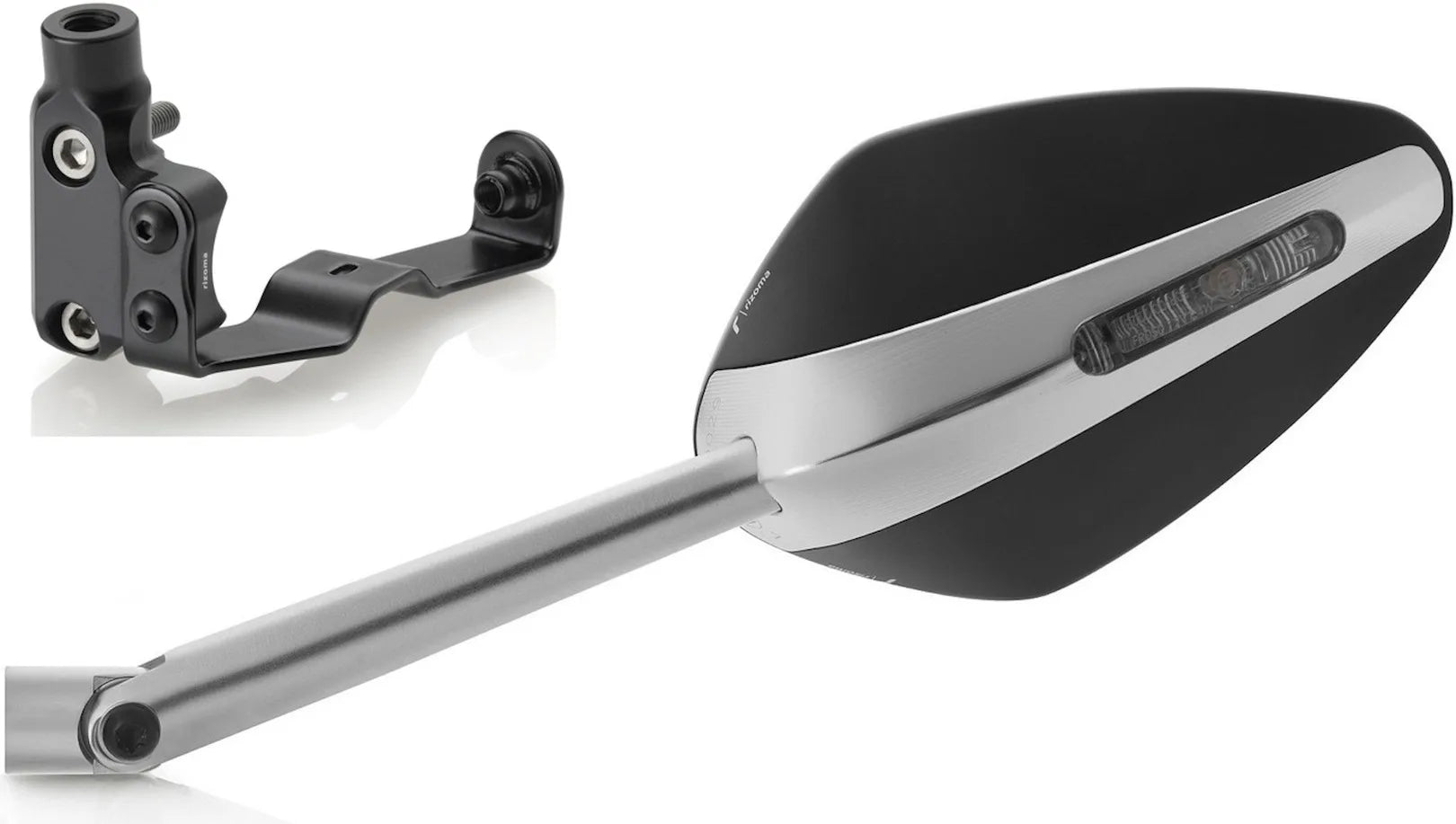 Specchietto Side Mount Destro Veloce L Naked - Rizoma Compatibile Con Mv Agusta Rivale 800 Eas (2013-2019)