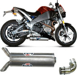 Terminale Di Scarico Senza Omologazione Suono Acciaio Inox - Termignoni Compatibile Con Buell Xb 12 Xt - S