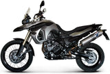 Terminale Di Scarico Con Omologazione Suono Oval Poppy - Termignoni Compatibile Con Bmw F 800 Gs (2009-2015)