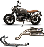 Impianto Di Scarico Completo Non Catalizzato E Con Omologazione Suono Conical Acciaio Inox Coppa Alluminio - Termignoni Compatibile Con Bmw Ninety (2016-2020)