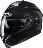 Casco Modulare Per Moto Hjc C91N Advanced Polycarbonate Composite Nero Metallizzato Taglia 11 Xxl