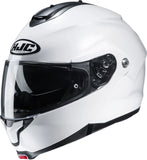 Casco Modulare Per Moto Hjc C91N Advanced Polycarbonate Composite Bianco Perlato Taglia 07 S