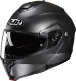 Casco Modulare Per Moto Hjc C91N Advanced Polycarbonate Composite Titanio Semiopaco Taglia 11 Xxl