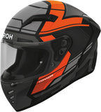 Casco Integrale Per Moto Airoh Connor - Cne32 Thermoplastic Hrt Arancio Matto Ego Taglia L