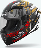 Casco Integrale Per Moto Airoh Connor - Cns17 Thermoplastic Hrt Matto Samurai Taglia S