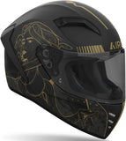Casco Integrale Per Moto Airoh Connor - Cntit35 Thermoplastic Hrt Titanio Matto Taglia Xl