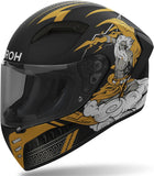 Casco Integrale Per Moto Airoh Connor - Cnz35 Thermoplastic Hrt Matto Zeus Taglia L