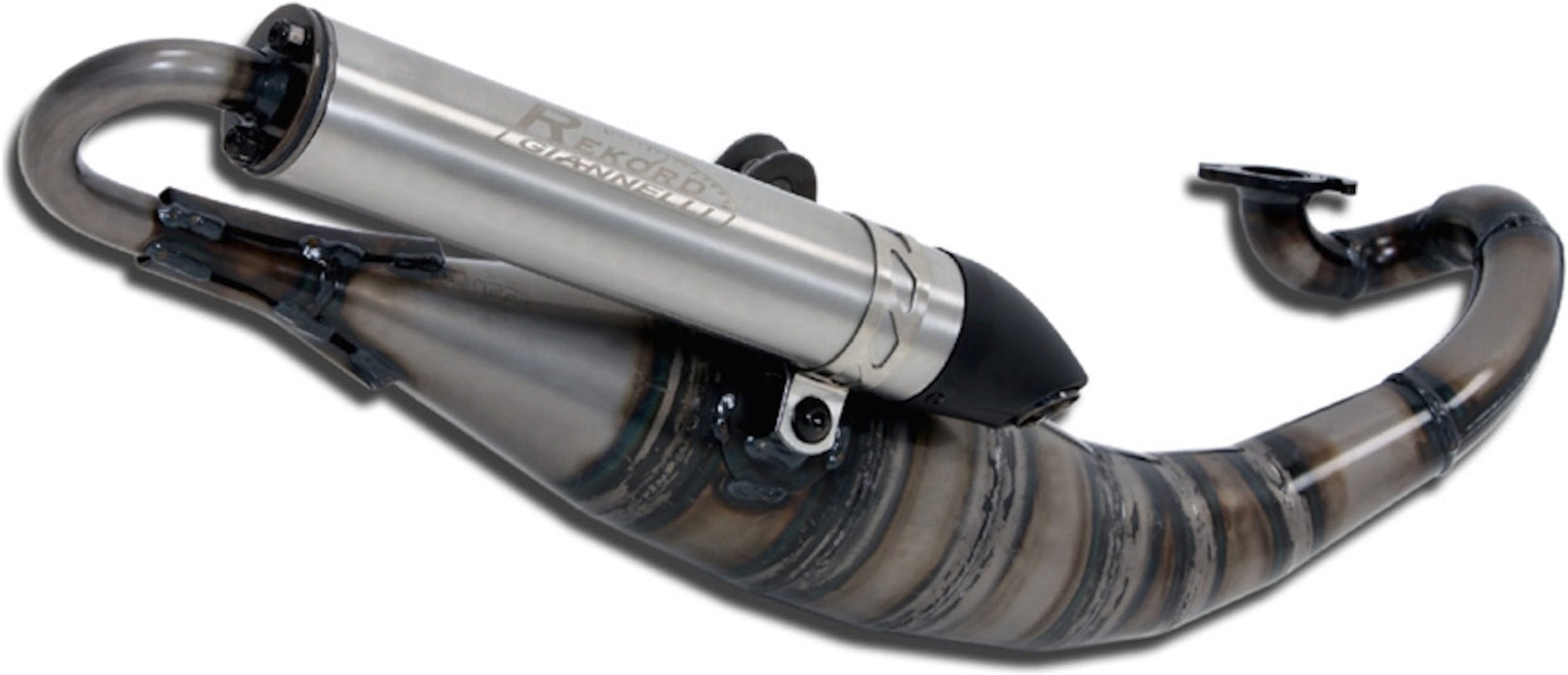 Complete Non-Catalytic Exhaust System With Sound Certification Rekord - Giannelli Compatible With Gilera Typhoon (1995-2002)