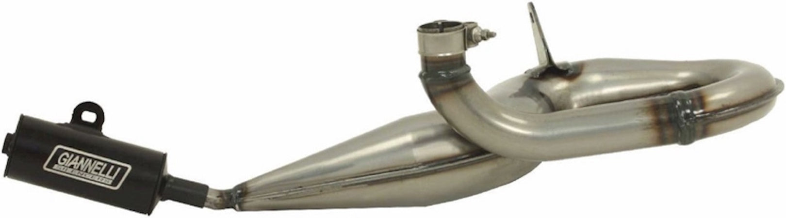 Complete Exhaust System Without Catalytic Converter And Without Sound Certification - Giannelli Compatible With Lml Star 150 4T