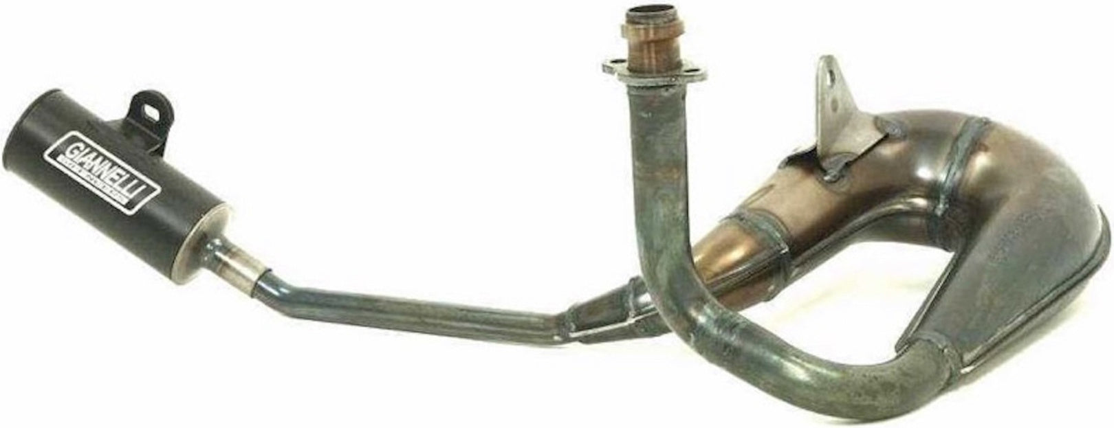 Complete Exhaust System Without Catalytic Converter And Without Sound Certification - Giannelli Compatible With Lml Star 150 4T