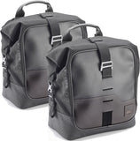 Corium Black Side Bags - 32 Lt Corium Nylon - Givi Compatible With Yamaha Mt-07 (2021-2025)
