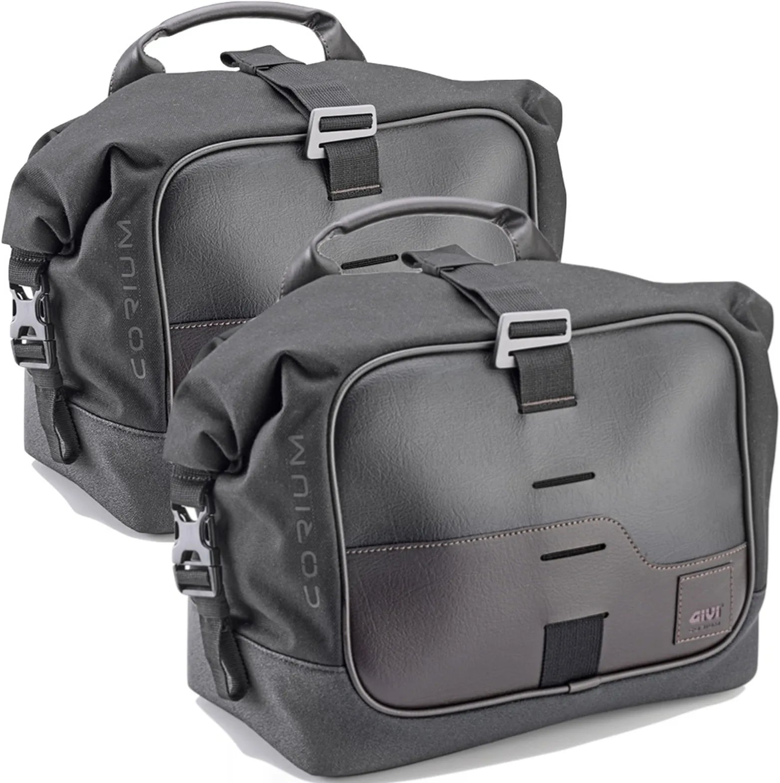 Borse Laterali Corium Nero 26 Lt Corium Nylon - Givi Compatibile Con Suzuki Gsx 8S (2023-2024)
