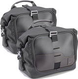 Corium Black Side Bags - 26 Lt Corium Nylon - Givi Compatible With Yamaha Tracer 9 - Gt - Gt+ (2025)