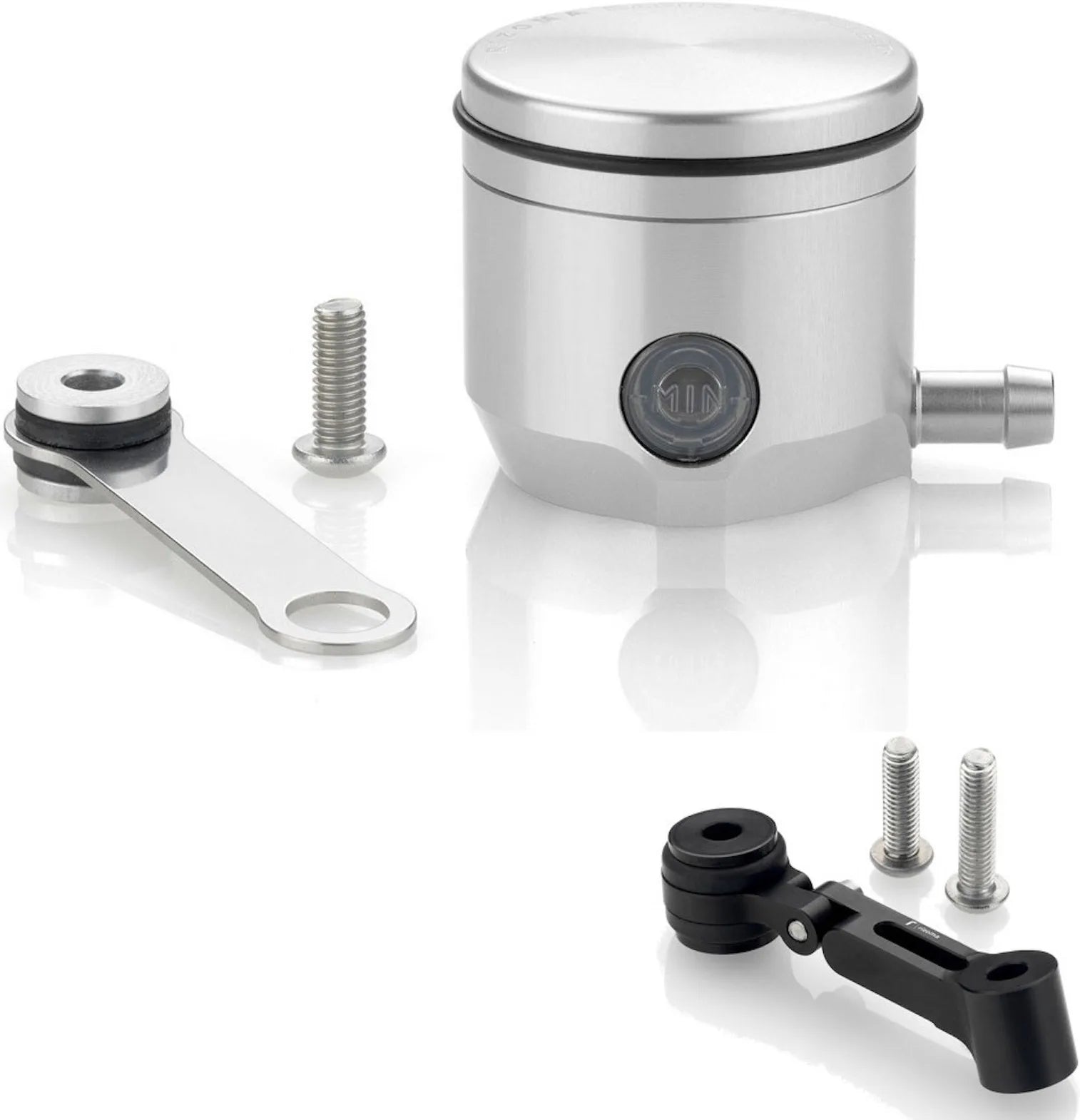 Serbatoio Fluido Freno Anteriore 25Cm3 - Rizoma Compatibile Con Aprilia Tuono V4 R Aprc (2011-2013)