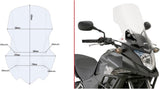 Transparent Wind-Screen - Givi Compatible With Honda Cb 500 X (2013-2018)