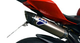 Impianto Di Scarico Completo Senza Omologazione Suono Force Full Titanio Coppa Carbonio - Termignoni Compatibile Con Ducati Panigale 1299 (2012-2018)