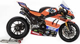 Impianto Di Scarico Completo Senza Omologazione Suono Wsbk Replica Full Titanio Nero Coppa Carbonio - Termignoni Compatibile Con Ducati Panigale V4 (2018-2023)