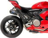 Impianto Di Scarico Completo Senza Omologazione Suono Sbk Replica Full Titanio Nero Coppa Carbonio - Termignoni Compatibile Con Ducati Streetfighter V2 (2021-2023)