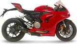 Terminale Di Scarico Senza Omologazione Suono Titanio Coppa Carbonio - Termignoni Compatibile Con Ducati Streetfighter V2 (2021-2023)