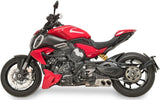 Terminale Di Scarico Senza Omologazione Suono 4 Uscite Dragster Titanio - Termignoni Compatibile Con Ducati Diavel V4S (2022-2023)