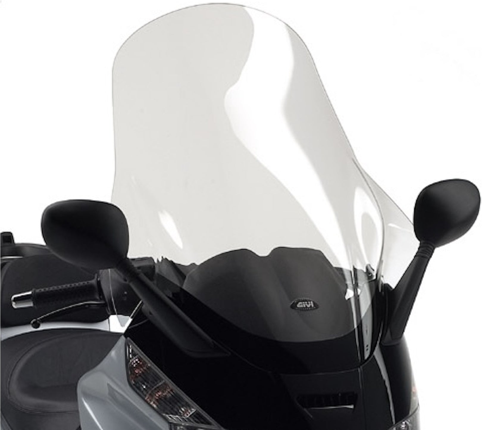 Transparent Wind-Screen - Givi Compatible With Piaggio X8 125 - 150 - 200 (2004-2010)