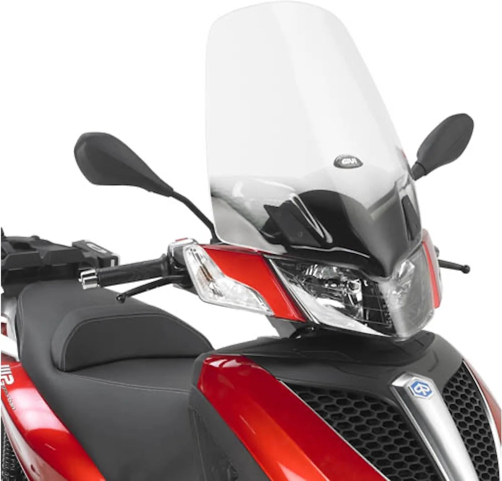 Parabrezza Trasparente - Givi Compatibile Con Piaggio Mp3 125 - 300 Yourban (2011-2018)