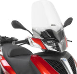 Parabrezza Trasparente - Givi Compatibile Con Piaggio Mp3 125 - 300 Yourban (2011-2018)