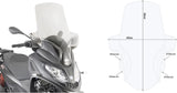 Parabrezza Trasparente - Givi Compatibile Con Piaggio Mp3 300 Hpe (2019-2024)