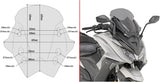 Parabrezza Basso Sportivo Fumé - Givi Compatibile Con Kymco Ak 550 Ets (2017-2024)