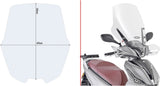Transparent Wind-Screen - Givi Compatible With Kymco People S 125 - 150 - 200 (2020-2024)