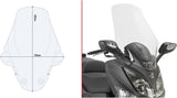 Parabrezza Trasparente - Givi Compatibile Con Sym Joymax 300 I (2012-2019)
