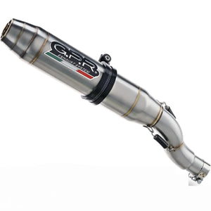 Complete Catalytic Exhaust System With Sound Certification Deeptone Stainless Steel - Gpr Compatible With Voge Brivido 125 R (2025-2026)